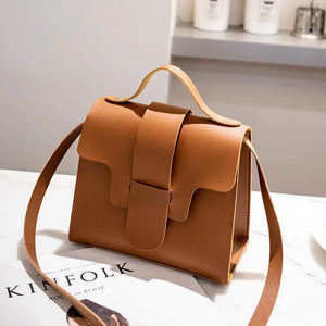 Women's Small Leather Crossbody Bag Tote Shoulder Handbag