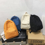 Casual Women Backpack Canvas Shoulder Bag Anti-theft School Bag