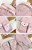 Fox Pattern Women Backpack School Bag Large Capacity Laptop Ladies