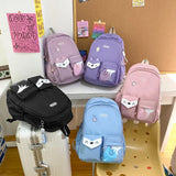 Fox Pattern Women Backpack School Bag Large Capacity Laptop Ladies