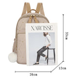 Women Backpack Nylon Rucksack Anti Theft Travel Bagpacks