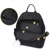 Casual Women Backpack Purse Anti-theft Oxford Rucksack Mochila Hairball Tassel
