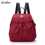 Women Waterproof Nylon Shoulder Bag Large Capacity School Book Bag