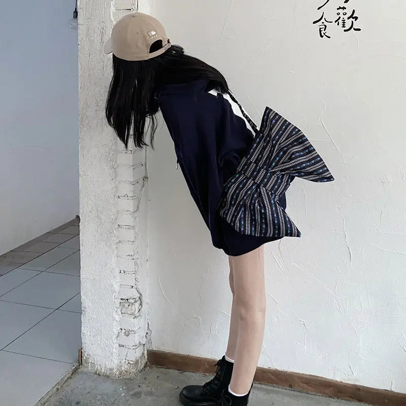Casual Women Canvas Shoulder Bags Large Capacity Ladies Bowknot Crossbody Bags