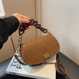 Casual Women Chain Pu Leather Handbags High Ladies Small Shoulder Crossbody Bags