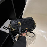 Casual Women Chain Pu Leather Handbags High Ladies Small Shoulder Crossbody Bags