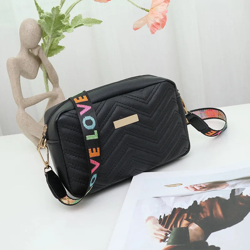 Casual Women Crossbody Bags Shoulder Bag PU Leather Messenger Bags