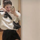 Nylon Chain Crossbody Handbags 3 in 1 Satchels Bags for Women Girls