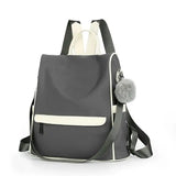 Casual Women Girls Oxford School Backpacks Anti Theft Backpack