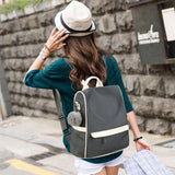 Casual Women Girls Oxford School Backpacks Anti Theft Backpack