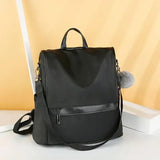 Casual Women Girls Oxford School Backpacks Anti Theft Backpack