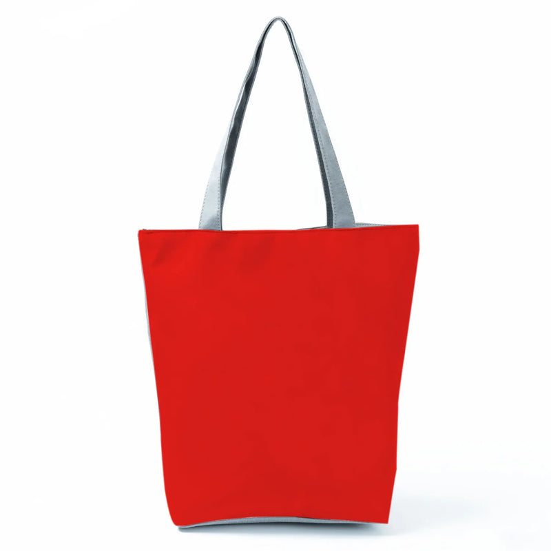 Foldable Tote Bag Retro Shoulder Underarm Bag