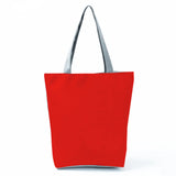 Foldable Tote Bag Retro Shoulder Underarm Bag