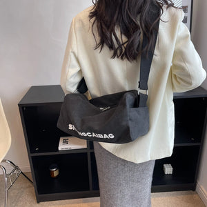 Casual Canvas Crossbody & Shoulder Bag Eco Purse for College Girls
