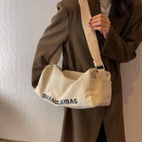 Casual Canvas Crossbody & Shoulder Bag Eco Purse for College Girls