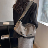 Casual Canvas Crossbody & Shoulder Bag Eco Purse for College Girls