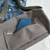 Casual Canvas Crossbody & Shoulder Bag Eco Purse for College Girls