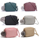 Women Mini Crossbody Bag Embossed PU Leather Small Messenger Shoulder Bag