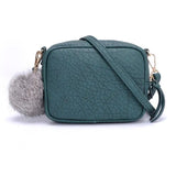 Women Mini Crossbody Bag Embossed PU Leather Small Messenger Shoulder Bag
