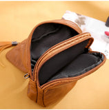 Casual Women Phone Bag Purses Leather Tassel Shoulder Bag