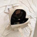 Casual Women Pu Leather Backpacks High Ladies Large Capacity Shoulder Travel Bag