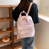 Casual Women Pu Leather Backpacks High Ladies Large Capacity Shoulder Travel Bag
