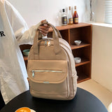 Casual Women Pu Leather Backpacks High Ladies Large Capacity Shoulder Travel Bag