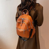 Casual Women Pu Leather Backpacks High Ladies Shoulder Travel Bags