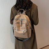 Casual Women Pu Leather Backpacks High Ladies Shoulder Travel Bags