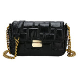 Casual Women Pu Leather Chain Shoulder Bag High Ladies Small Crossbody Bags Fema