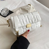 Casual Women Pu Leather Chain Shoulder Bag High Ladies Small Crossbody Bags Fema