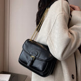 Casual Women Pu Leather Chain Shoulder Messenger Bag High Ladies Small Handbags