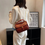 Women PU Leather Chain Shoulder Messenger Bag Small Handbag