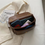 Casual Women Pu Leather Chain Shoulder Messenger Bag High Ladies Small Handbags