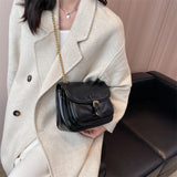 Women PU Leather Chain Shoulder Messenger Bag Small Handbag