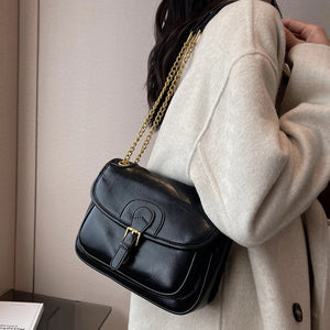 Women PU Leather Chain Shoulder Messenger Bag Small Handbag