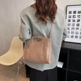 Casual Women Pu Leather Handbags High Ladies Small Shoulder Messenger Bags