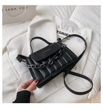Women Chain Shoulder Crossbody Bags PU Leather Messenger Bag