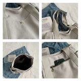 Casual Canvas Shoulder Bag Tote Handbag Large Capacity Shopping Totes