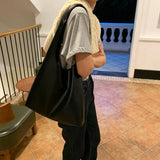 Casual Women Shoulder Bag PU Leather Handbag Soft Leather Ladies Purse