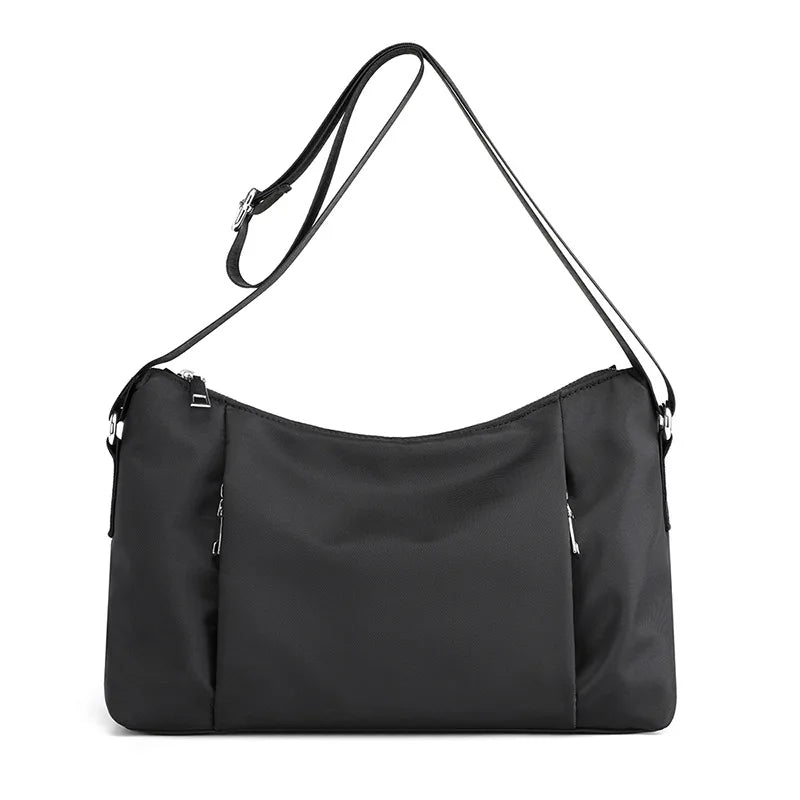 Casual Women Nylon Shoulder Bag Crossbody Tote Soft Handbag for Lady Girls