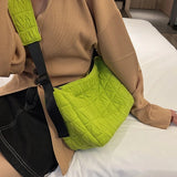 Casual Women Soft Small Shoulder Bags Handbags Cotton Crossbody Bag Female
