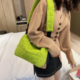 Casual Women Soft Small Shoulder Bags Handbags Cotton Crossbody Bag Female