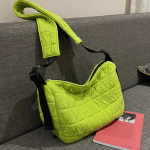 Casual Women Soft Small Shoulder Bags Handbags Cotton Crossbody Bag Female