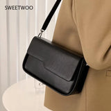 Casual Crossbody Bag Square Vintage Underarm Bag