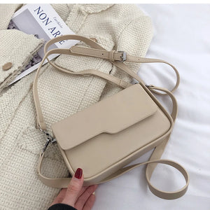 Casual Crossbody Bag Square Vintage Underarm Bag