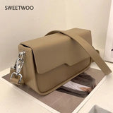 Casual Crossbody Bag Square Vintage Underarm Bag