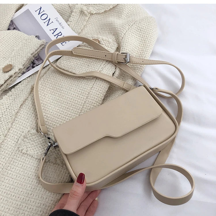 Casual Crossbody Bag Square Vintage Underarm Bag