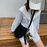 Canvas Large Capacity Shoulder Crossbody Female Bags