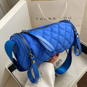 Casual Women's Bucket Bag Waterproof Nylon Shoulder Bag